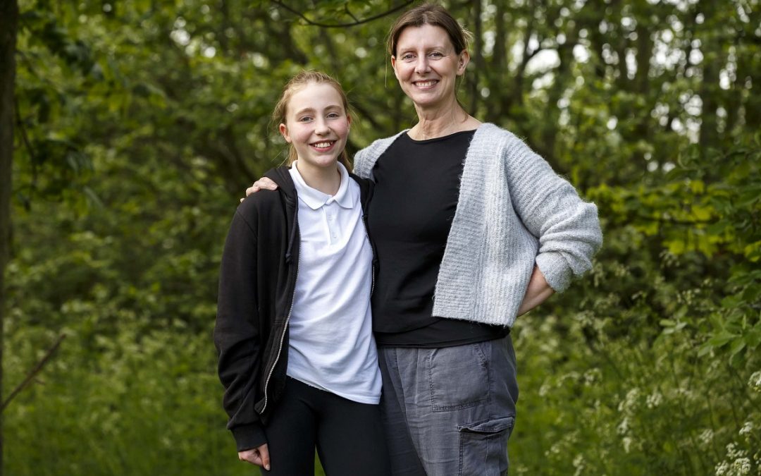 Lesley-Anne Pace and daughter Phoebe