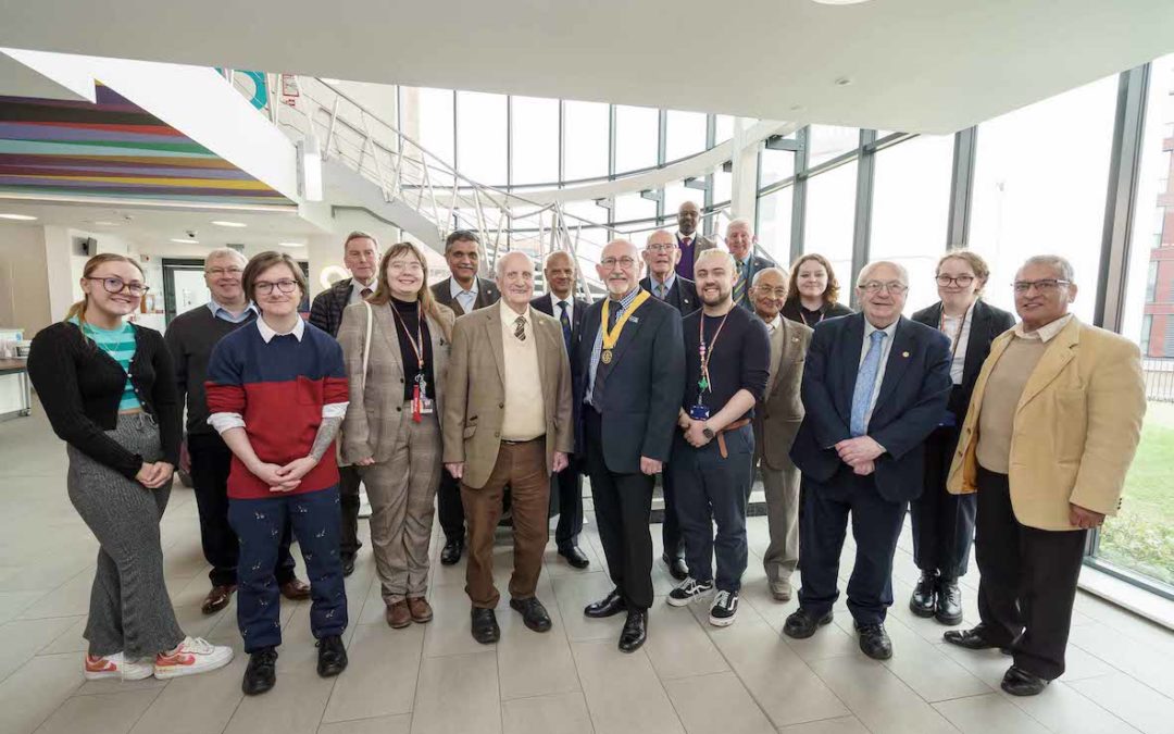 Sunderland Rotary Club and students from the University of Sunderland