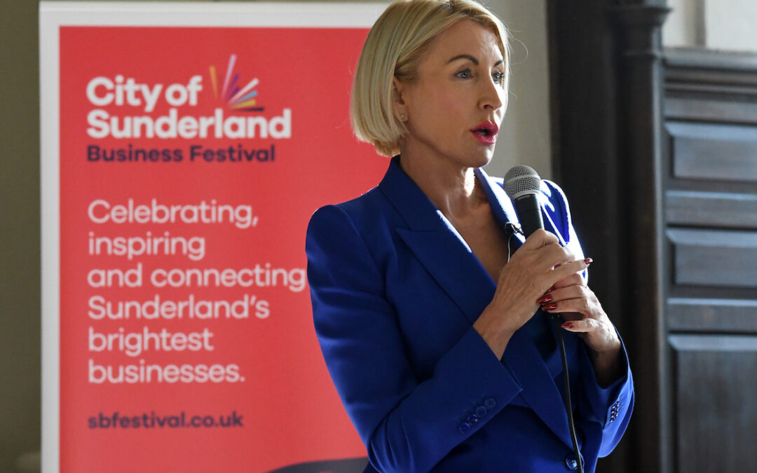 Heather Mills at Sunderland Business Festival