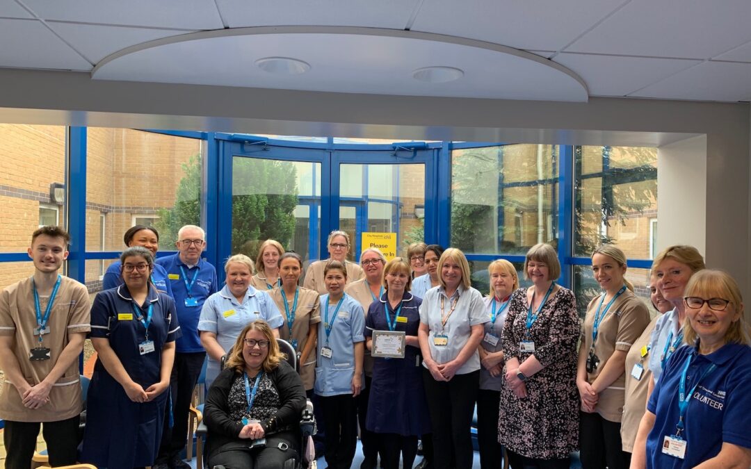 Staff from Sunderland Royal Hospital Outpatients Department