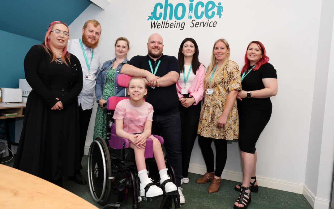 The team at Choice Wellbeing Service CIC at North East BIC