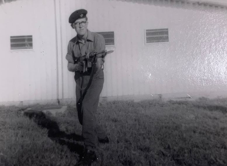 Myles Brennan during his army days