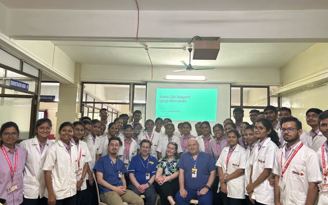 NHS staff visit Indian hospital