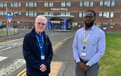 Veteran takes to the wards to help strengthen support for patients who have served in Armed Forces