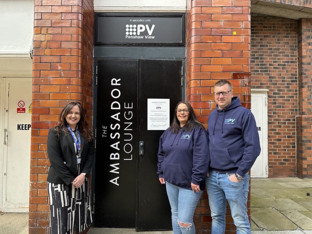 Penshaw View staff outside Sunderland Empire