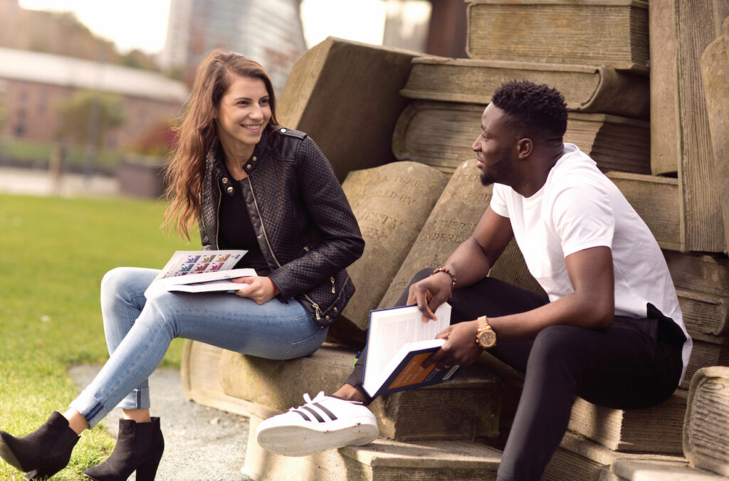 Students at the University of Sunderland