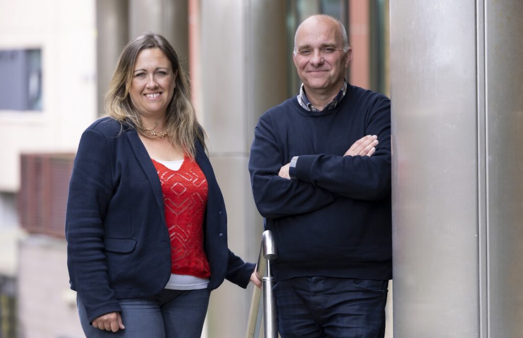 (l-r): Alison Walton, head of procurement and Jason Wainwright, managing partner