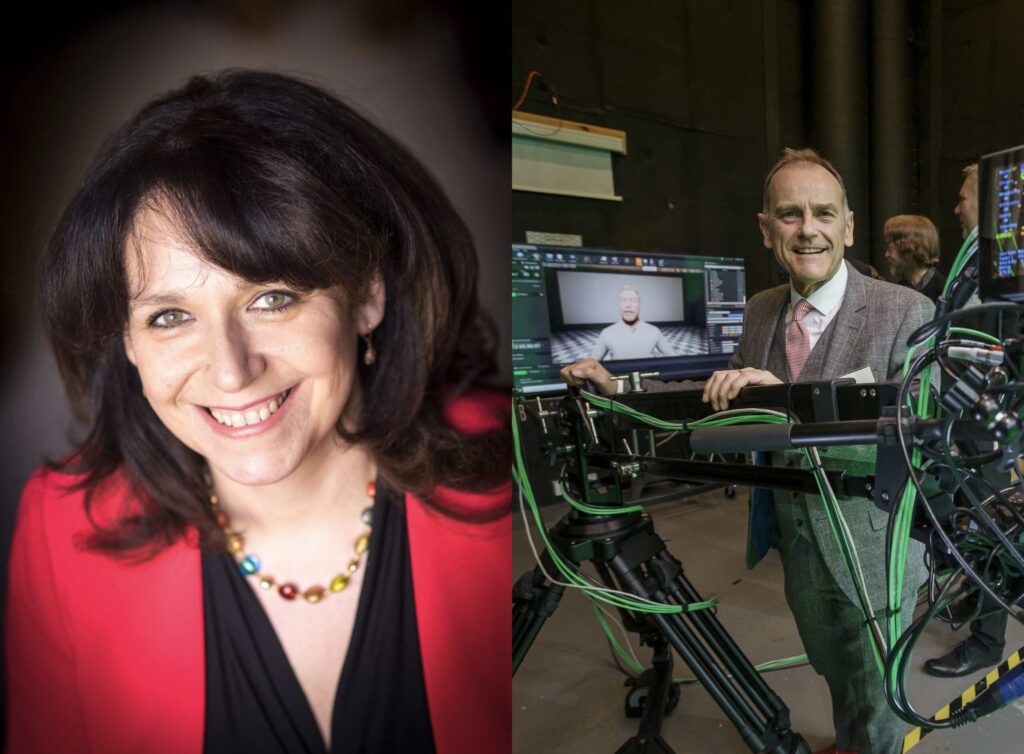 Julie Elliott and Jeff Brown