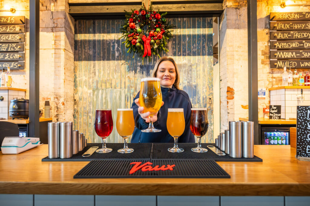 Craft beer at Sheepfolds Stables