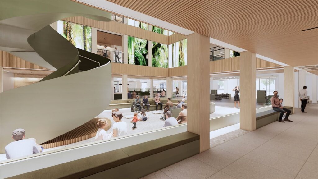 CGI of The Atrium at Culture House Sunderland