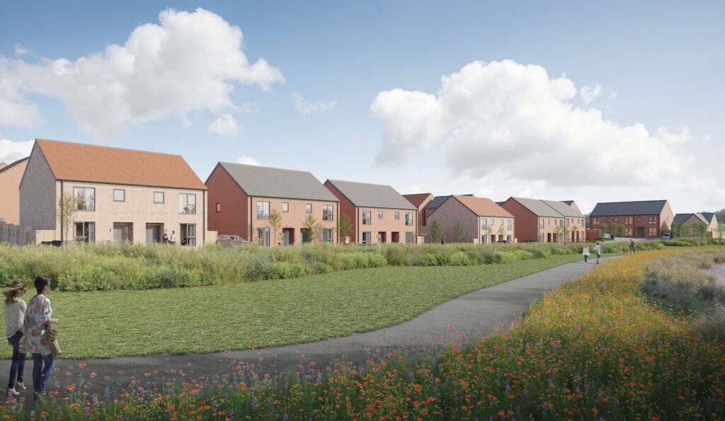 CGI of proposed new development