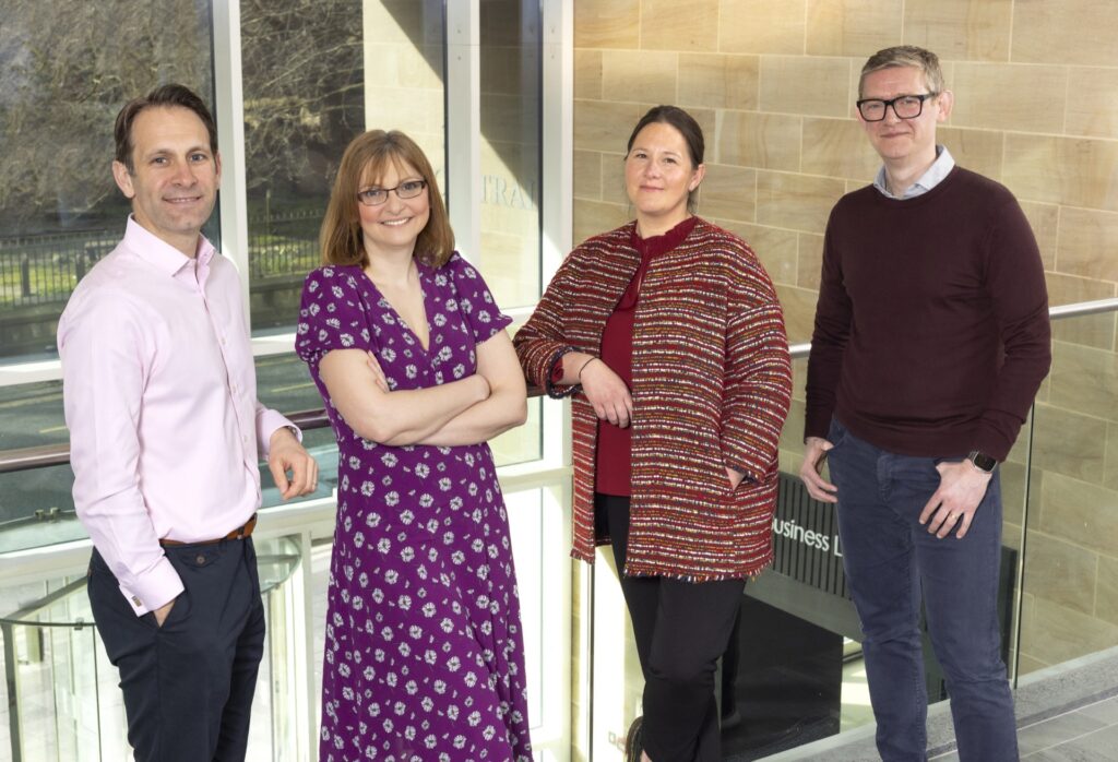 Philip Clare, Joanne Davison, Gail Bennett and Anthony Evans
