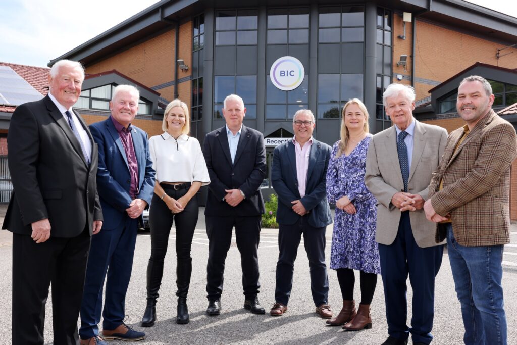 North East BIC Board Members: Kevan Carrick, David Howell, Laura Middleton, Kevin Howell, Andrew Marsh, Sophie Milliken MBE, John Anderson CBE and Paul McEldon OBE