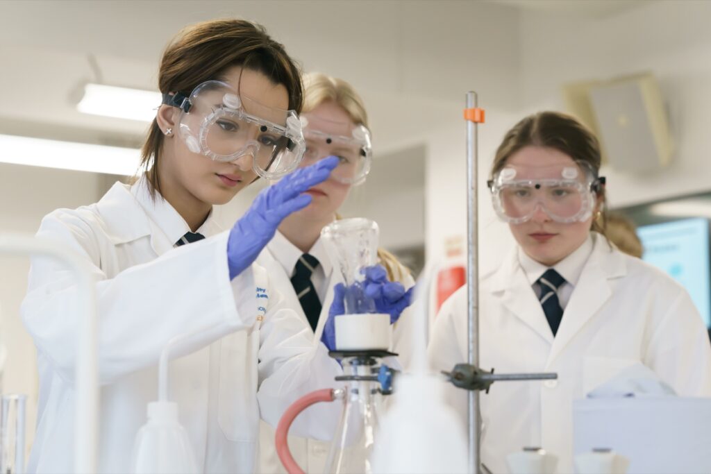 School pupils visiting the University of Sunderland