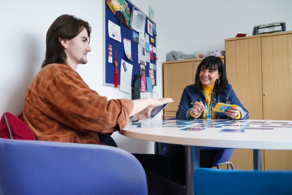 Tracey McKenzie, Head of Student Support at the University of Sunderland with student