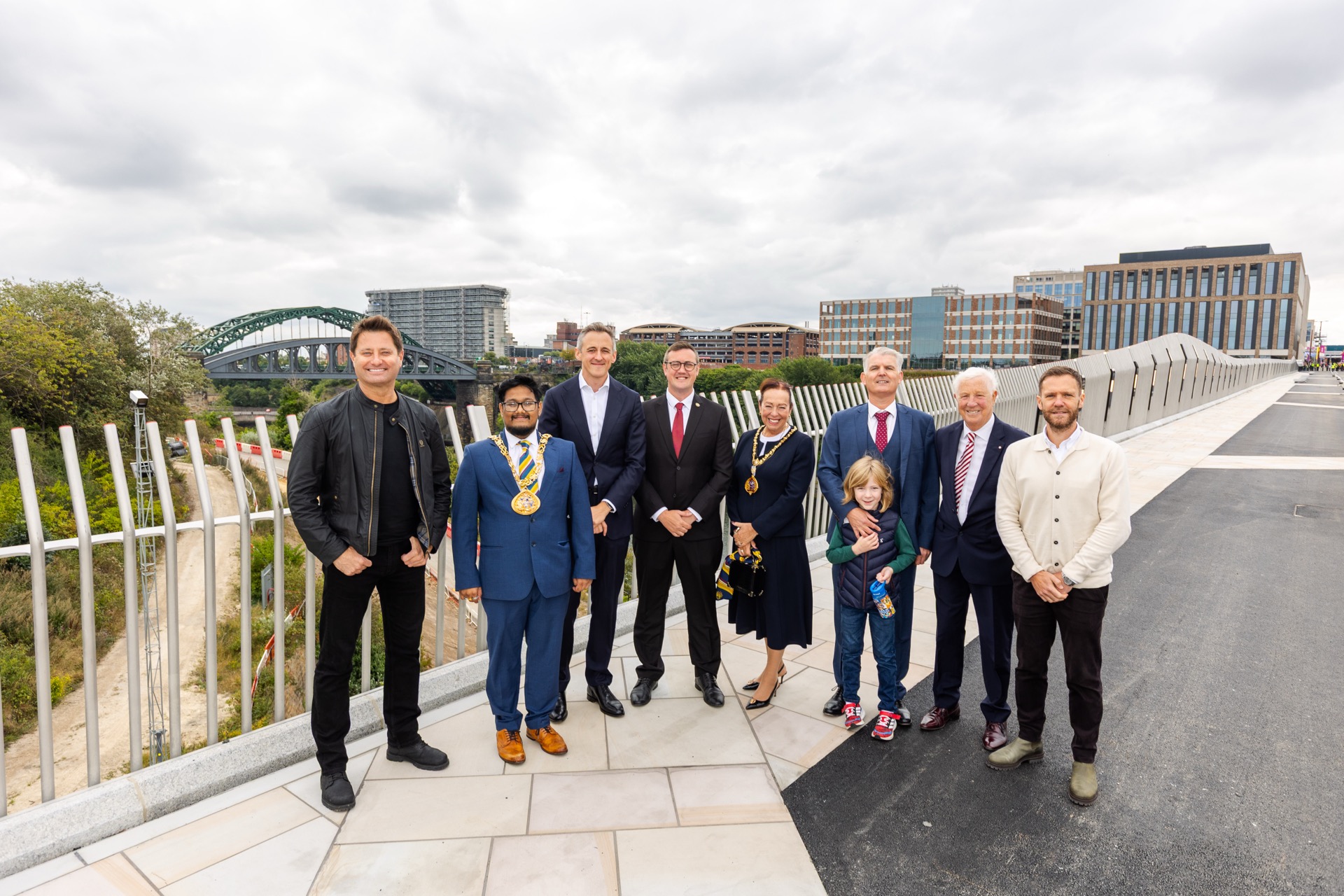 Representatives on Keel Crossing including George Clarke, David Bruce and Jimmy Montgomery