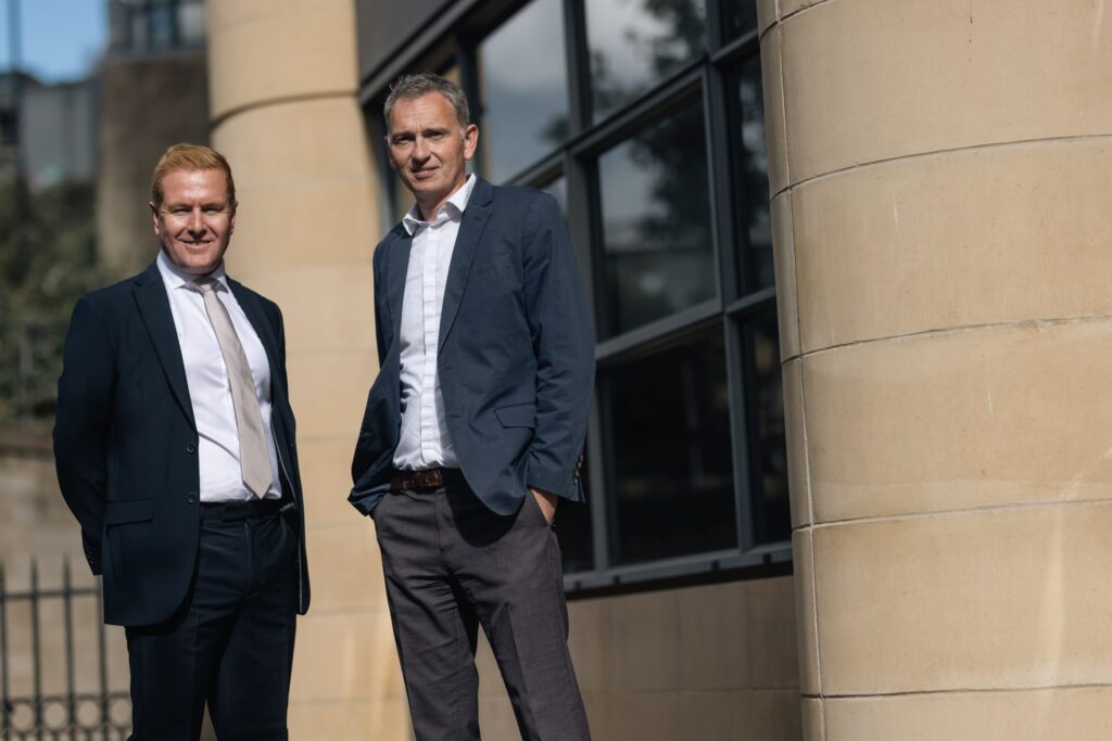 L-R Alexander Rose with Damien Charlton