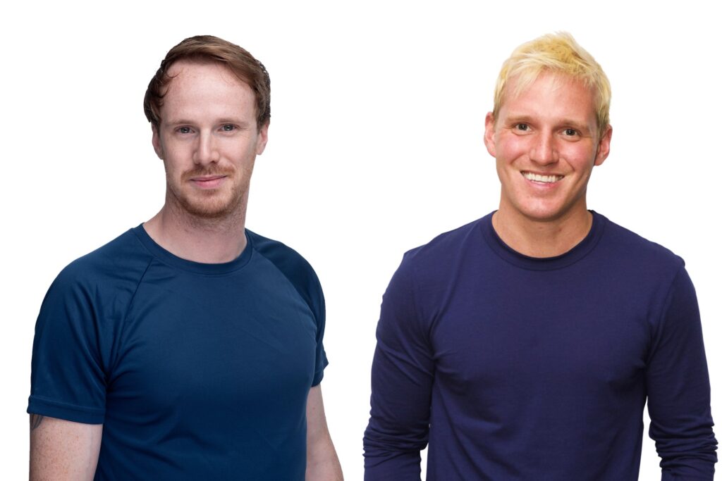 Alex Partridge and Jamie Laing