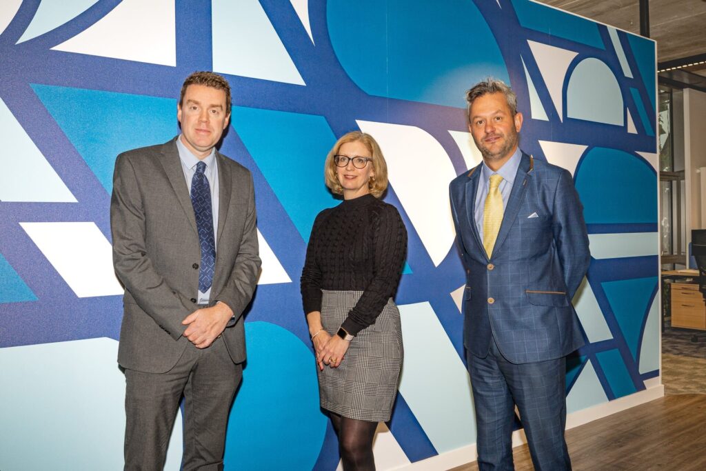 Cllr Kevin Johnston, portfolio holder for Housing, Regeneration and Business at Sunderland City Council, Sarah Reid, Managing Director at Richard Reed and Phil Moir, Director at Richard Reed