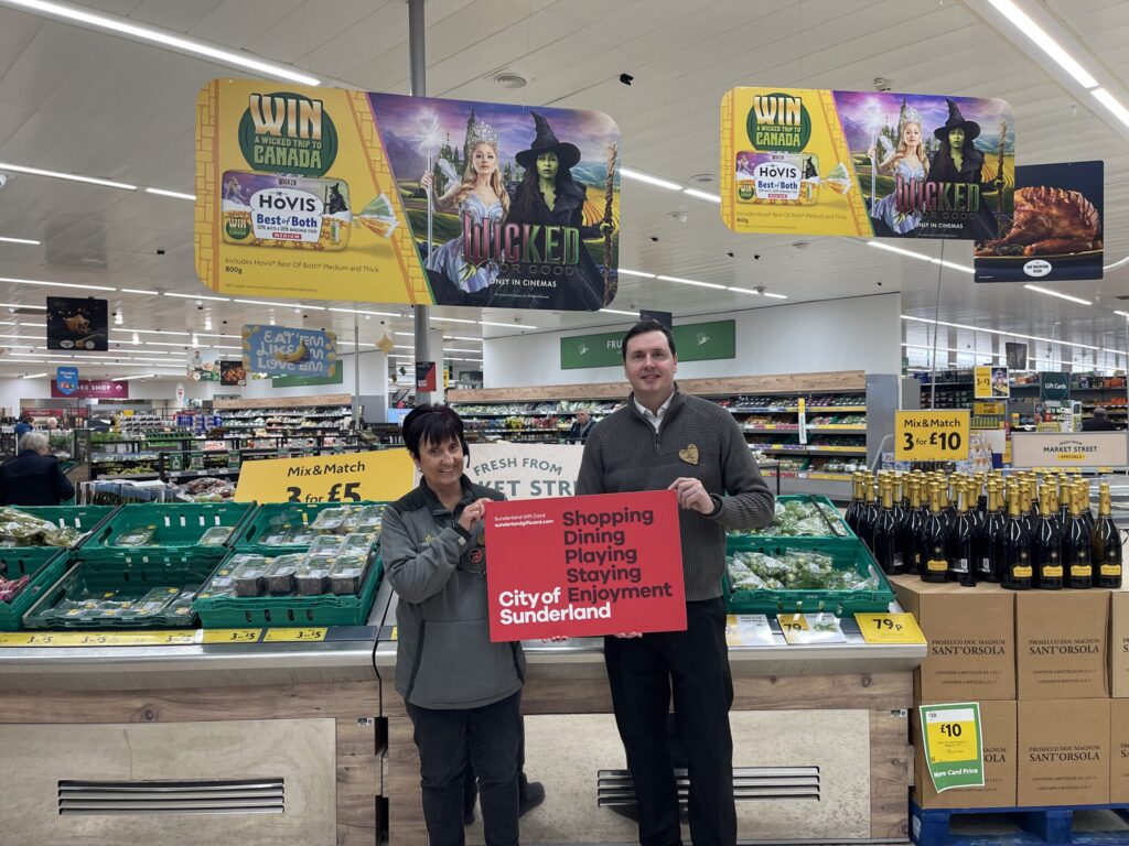 Morrisons at Seaburn accept Sunderland Gift Card