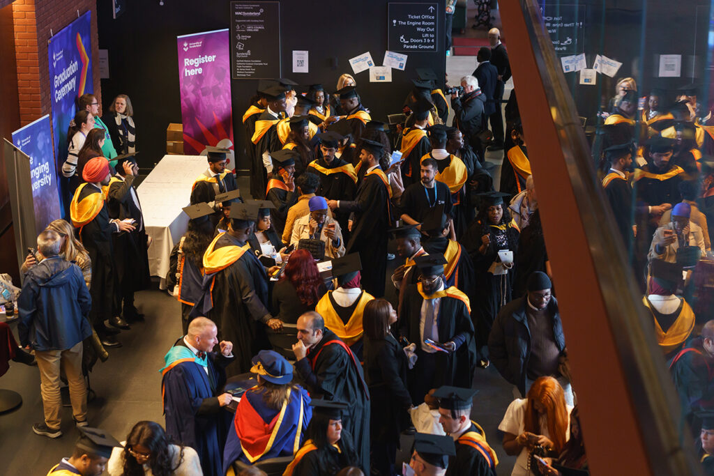 University of Sunderland graduations take place at The Fire Station for the first time