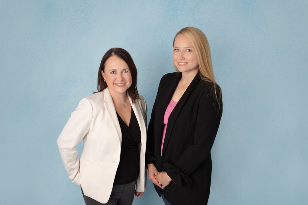 Natasha McDonough and Vicki Shouksmith