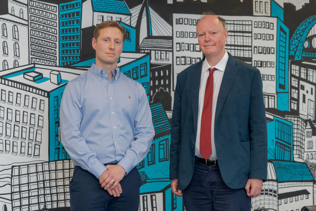 Matt Campbell (NORI Co-Director, Chief Scientific Officer, and Institute Head, Professor of Human Metabolism at the University of Sunderland) with Chris Whitty KCL (Chief Medical Officer for England and the UK Government's Chief Medical Advisor)