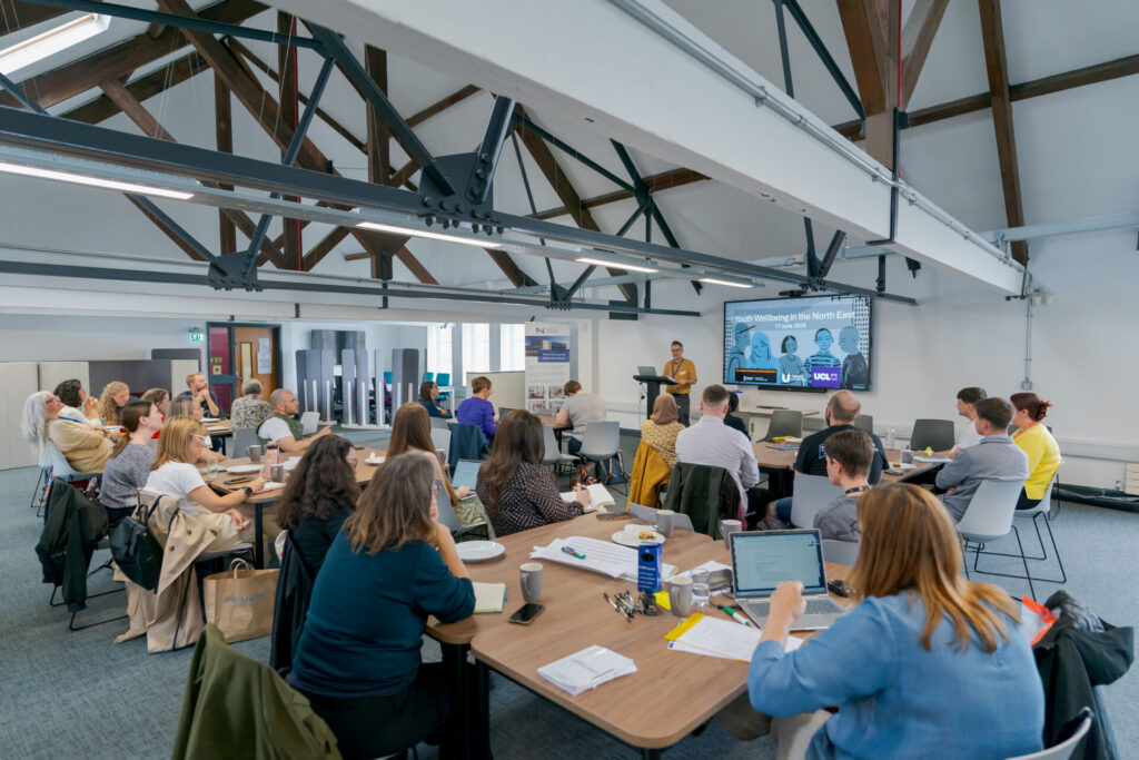 Youth wellbeing roundtable discussion at Hope Street Xchange, University of Sunderland City Campus